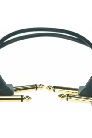 Liquidation - Klotz Patchcord 0,6M 2Pie. Jack 2P.90/Jack 2P.90 Or