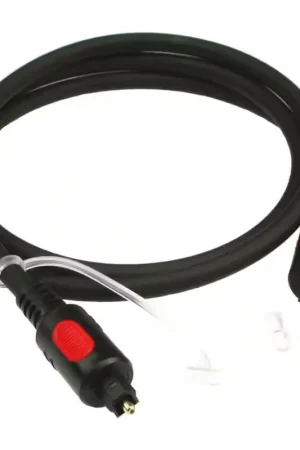 Disponible à la commande | Klotz LWL HIGH-end Digital Noir 2M TOSLINK-toslink