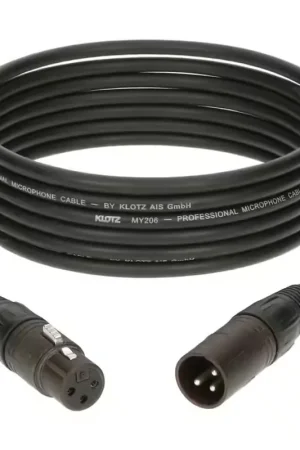 Klotz Cable Micro XLR 10 M Male Femelle Neutrik Bronze - Offre exceptionnelle