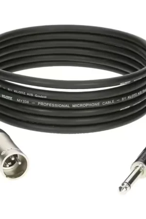Réduction spéciale - Klotz M1 Mic Cable Noir 1M XLR 3 Male - Jack 2P Klotz