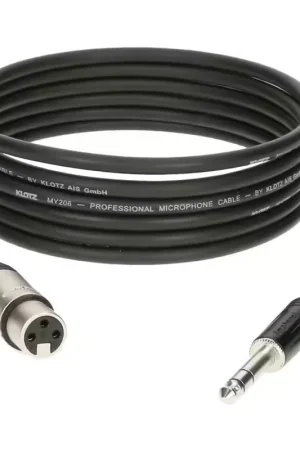 Klotz Cable Micro 2 M XLR Femelle - Jack 3P Connecteur Metal, - Produit phare