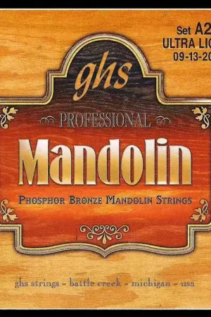GHS Mandoline Phosphor Bronze Ultra Light 09-13-20-32 - Très bien noté