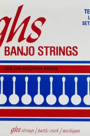 Bon prix - GHS Banjo Stainless Steel Light 09-12-22-28