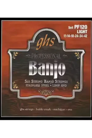 Paiement sécurisé | GHS Banjo Stainless Steel Light 6C 11-14-18-24-34-42