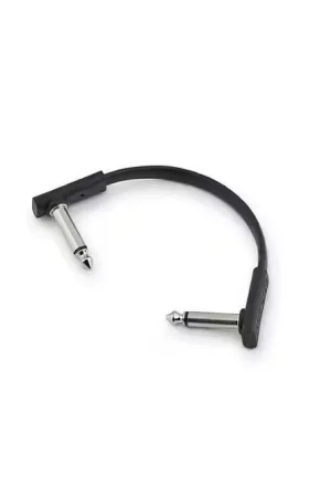 Nouveau en boutique | Rockboard Flat Patch Cable Black 10cm