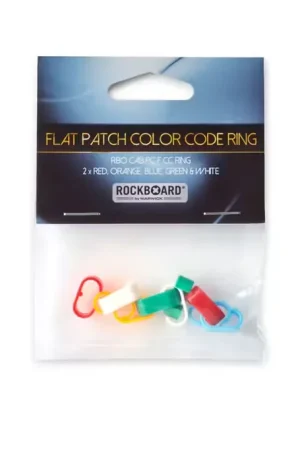 Rockboard Flat Patch Color Code Rings CAB-pc-F-cc-ring - Haute qualité