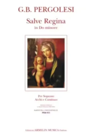 Armelin Pergolese G.B. - Salve Regina - Soprano Cordes & Basse Continue - Qualité supérieure