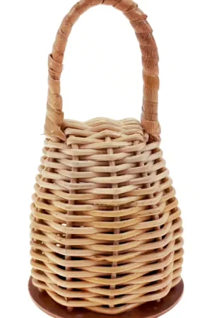 Roots Percussion Caxixi Petit Osier Fond Calebasse 14CM | Prix avantageux