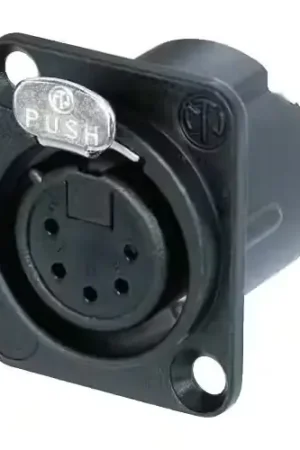 Neutrik XLR 5 Points Femelle Noire - Prix usine