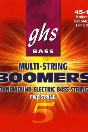 Nouveau produit | GHS 5MLDYB Bass Boomers Medium Light 5C 45-125