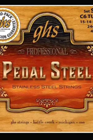 GHS Pedal Steel Stainless Steel ST C6 - Bien noté