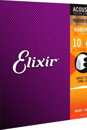 Achat sécurisé | Elixir 16152 Nanoweb Phosphor Bronze 12C Light 10-47