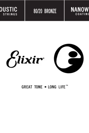 Livraison rapide | Elixir Cordes Basses Acoustiques Nanoweb Nickel File Rond 125