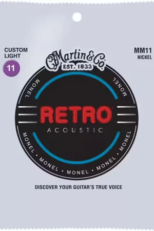 Martin Strings MM11 Retro Monel Custom Light 11-52 - Ajoutez au panier
