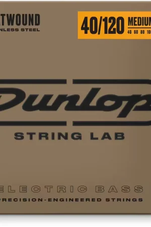 Dépêchez-vous | Jim Dunlop Cordes Basses Filets Plats Jeux Filets Plats Med. Scale 5C 40-120