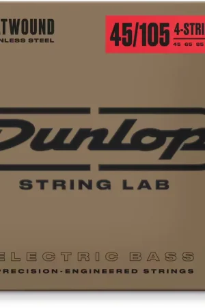 Déstockage | Jim Dunlop DBFS40105 Stainless Steel Filets Plats Long Scale 45-105