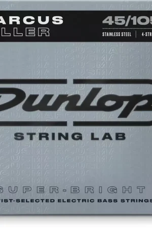 Achetez dès maintenant - Jim Dunlop DBMMS45105 M.Miller Stainless Steel Medium 45-105
