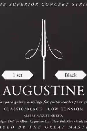 Augustine Augustine Standard Jeux Noir Faible /nylon CLAIR-file Argent - À ne pas manquer