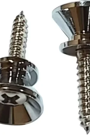 Offre bientôt terminée | Yellow Parts Attache-Courroies Type Strat par 2 avec Vis Chrome
