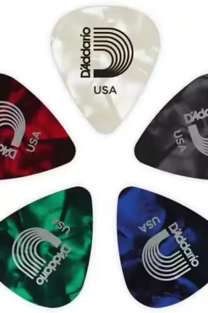 D'addario And Co Assorted Pearl Celluloid Guitar Picks 10 Pack Medium - Plus que quelques jours