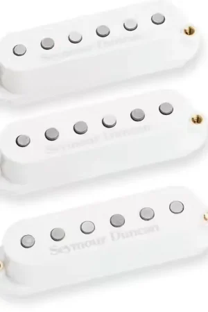 Qualité professionnelle - Seymour Duncan Humbucker Format Simple Stack Plus Kit Strat Blanc