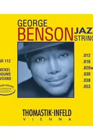 Super offre - Thomastik JEU JAZZ GEORGE BENSON ROUND WOUND 12-53