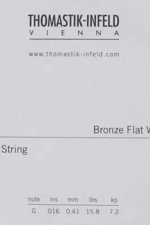 Disponible maintenant - Thomastik Corde Plectrum Acoustic Series Sans Nickel 16