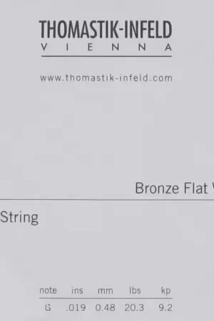 Thomastik AC019 Plectrum Bronze Flat Wound 019 | Tout juste arrivé