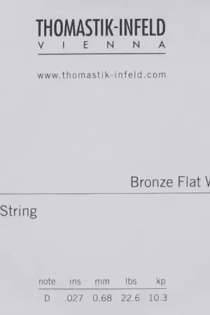Thomastik AC027 Plectrum Bronze Flat Wound 027 - Très bien noté