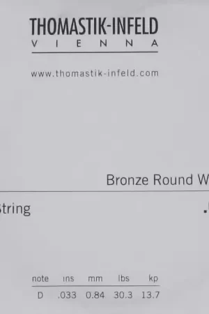 Thomastik AC033 Plectrum Bronze Flat Wound 033 - Bon prix