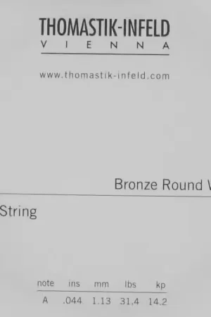 Achetez maintenant | Thomastik AC044 Plectrum Bronze Flat Wound 044