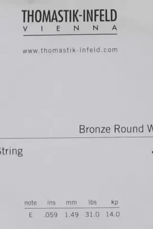 Thomastik AC059 Plectrum Bronze Flat Wound 059 - Ne manquez pas cette offre