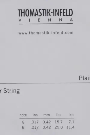 Disponible à la commande - Thomastik Corde Spectrum 17