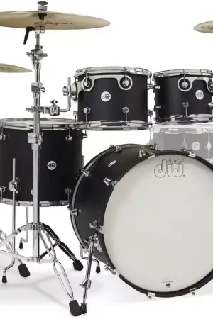 Produit phare - DW Drum Workshop DW Design stage 22" 4 Fûts Satin Black