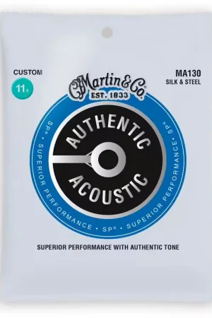 Très populaire | Martin Strings MA130 Authentic Silk & Steel Custom 11,5-47