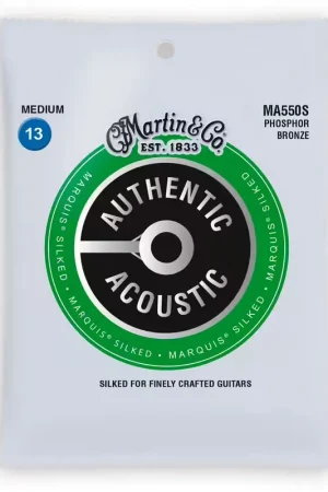 Martin Strings MA550s Authentic Phosphor Bronze MS Medium 13-56 | Excellente qualité