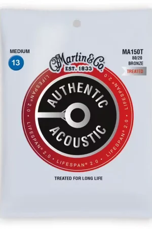 Nouveau - Martin Strings MA150t Authentic 80/20 Bronze LT Medium 13-56