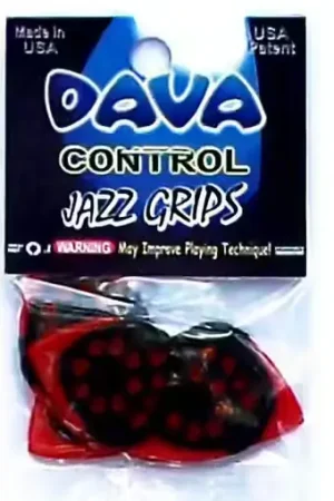 Dernière chance | Dava Médiators Jazz Grips Delrin Sachet De 6 Pieces.