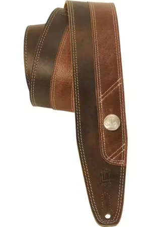 Excellente qualité - Levys 6,5cm Cuir Et Dos En Daim Doux Double Surpiqre Serie Vintage Buffalo Dark Brown