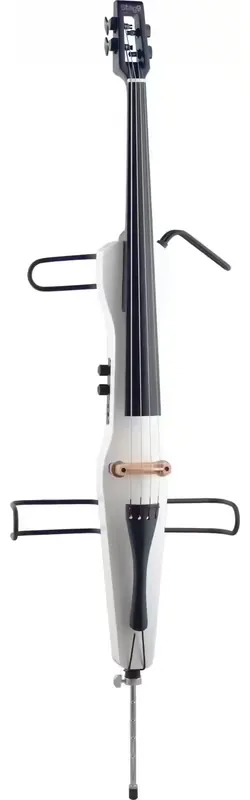 Bonne affaire - Stagg Ecl 4/4 WH Cello+carring Bag/bow WH