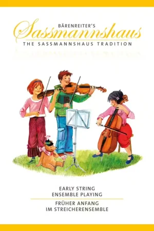 Barenreiter Sassmannshaus - Early String Ensemble Playing - 2 Violons & 1 Violoncelle | Produit phare