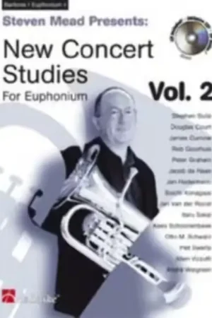 Dehaske Steven Mead - New Concert Studies Vol.2 - Euphonium Cle De Sol + CD | Très populaire