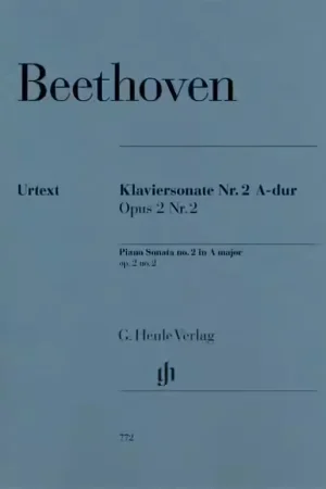 Henle Verlag Beethoven L.V. - Piano Sonata N°2 In A Major Op.2 N°2 | Nouveau au catalogue