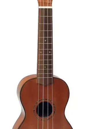 Soldes - Mahalo Acajou Massif Soprano + Housse
