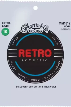 Offre spéciale - Martin Strings MM1012 Retro Monel Nickel EXTRA-light 12C
