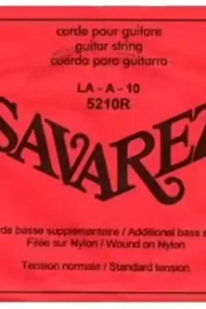 Commandez dès maintenant - Savarez 5210R Traditionnelle La X10 Rouge File Argent