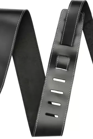 Direct fabricant | Fender Broken-In Leather Strap Black 2.5
