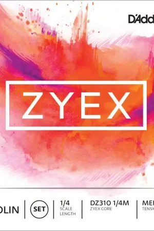 D'addario And Co Jeu De Cordes Pour Violon Zyex Manche 1/4 Tension Medium | Déstockage