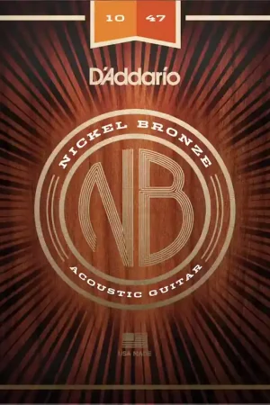 D'addario And Co NB1047 Nickel Bronze Extra Light 10-47 - Prix choc