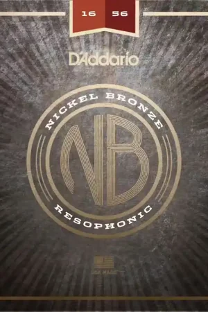 D'addario And Co NB1656 Nickel Bronze Resophonic 16-56 | Très bien noté